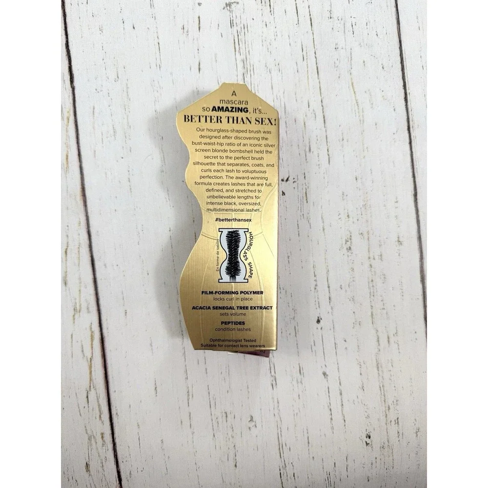Too Faced Better than Sex Volumizing & Lengthening Mascara Full Size BLACK NIB